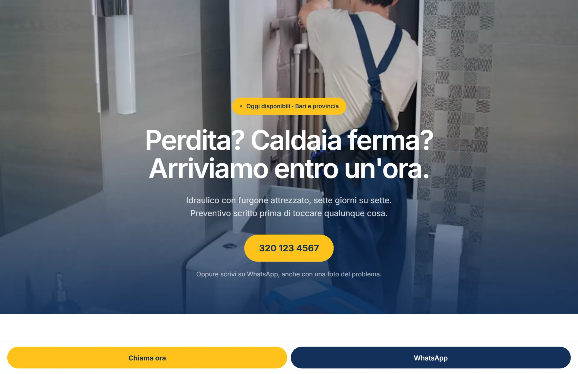 Anteprima del sito Semeraro Impianti su computer