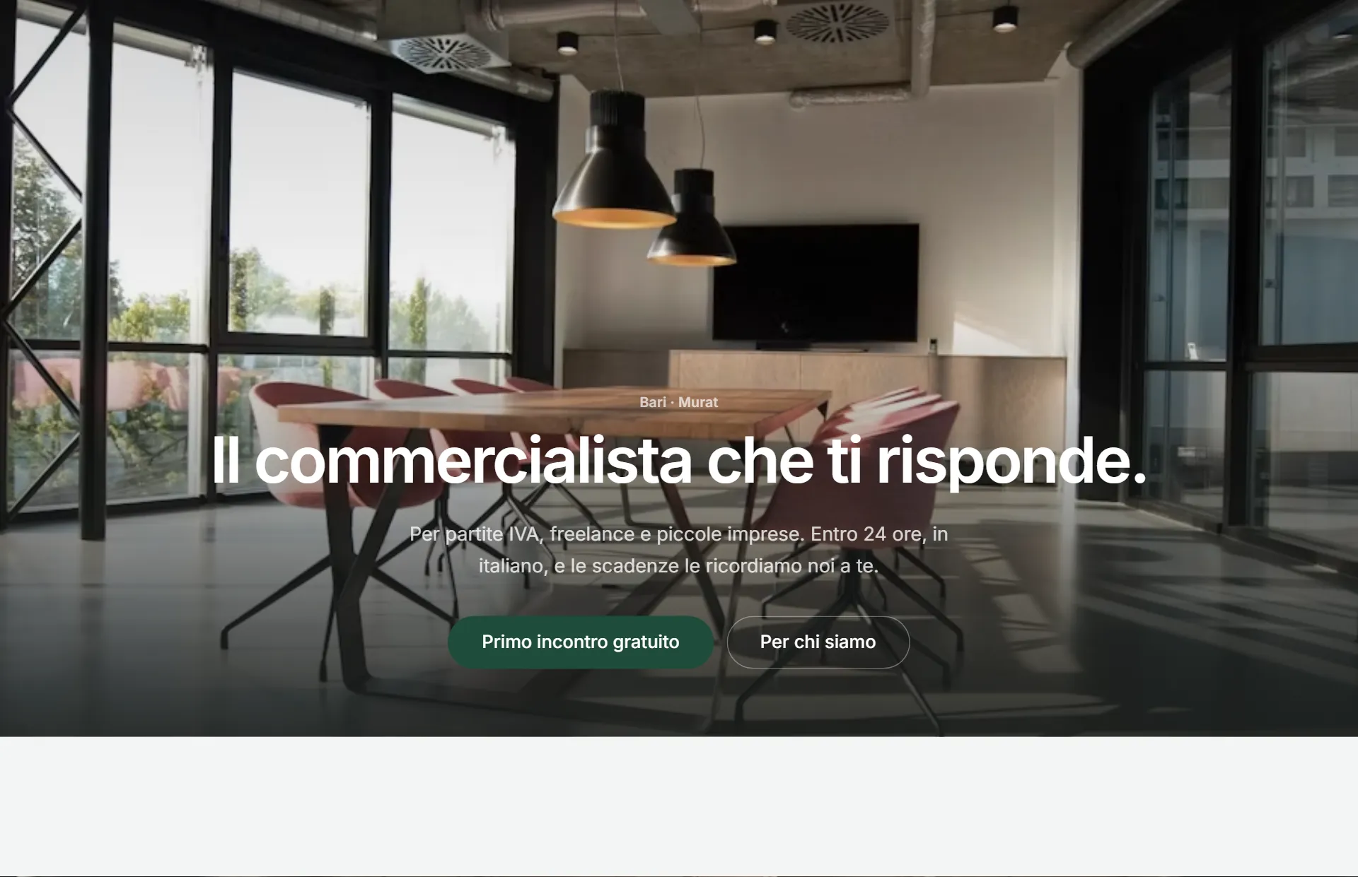 Anteprima del sito Studio Carbone su computer